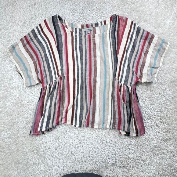 The Odells Puglia Striped Top Blouse Womens Small - Picture 5 of 7
